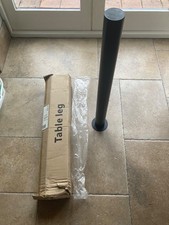 Table Leg adjustable Matt Black