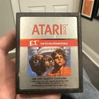 VINTAGE 1982 ATARI 2600 E.T. THE EXTRA-TERRESTRIAL VIDEO GAME CARTRIDGE Tested