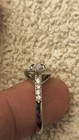 Bomb Party Ring Size 10 Oval Lab Created Diamond Sterling Silver 925 — photo 4