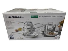 Henckels Legacy Tri-Ply Clad 12 Piece Stainle...