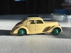 Vintage Dinky Toys 158 Riley Saloon w/ Box Cream Green Wheels Meccano England