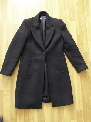 Schwarzer Mantel kurz von Zara - Bild 1 von 3