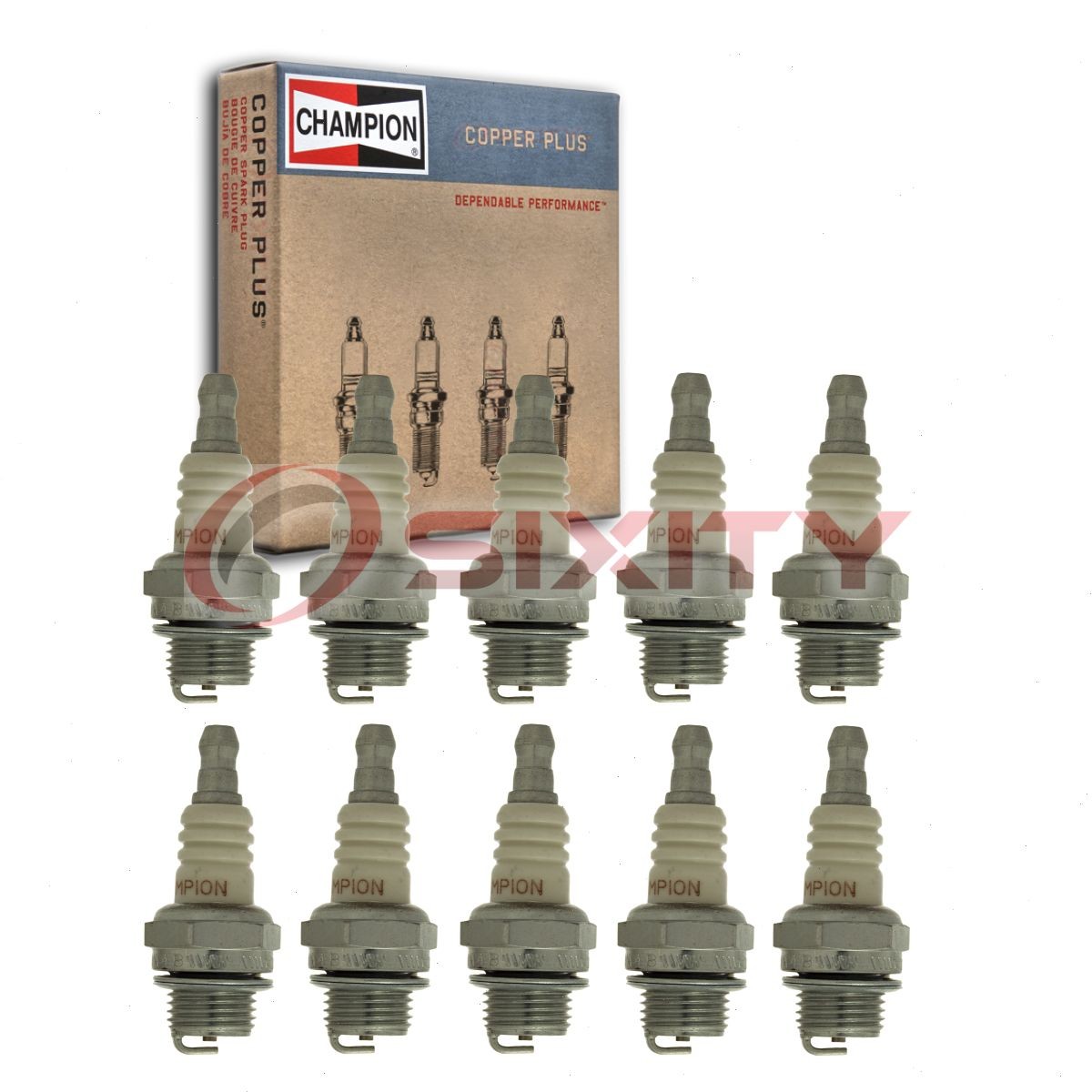 10 pc Champion Copper Plus 840C Spark Plugs for RCJ8 97821 96686 7421 1184 yx