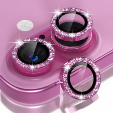 Compatible for Iphone 16 /Iphone 16 plus Camera Lens Protector Bling, 9H Tempere