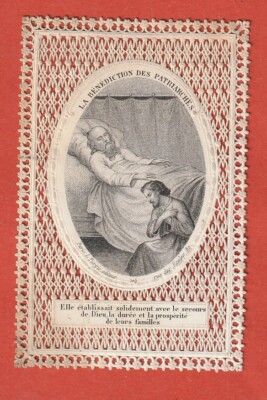 CANIVET - FROMMES BILD - 19. Jh. - DER SEGEN DER PATRIARCHEN