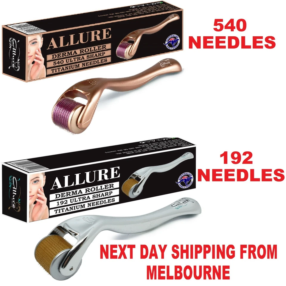 Derma Roller 540 Or 192 Titanium Needles Hair & Skin + Alcohol Sanitiser Spray - image 4 of 4