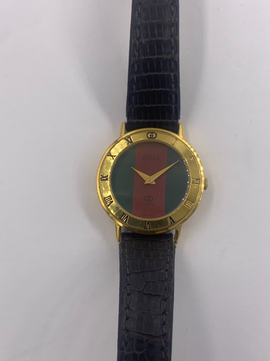 Gucci watch 3000 L Gold Plated Sherry Line Women's Quartz 25mm