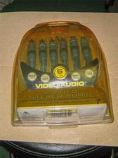 Acoustic Research AP064, 6ft. S-Video/Audio Cable - Gold Plated Connectors - NIP
