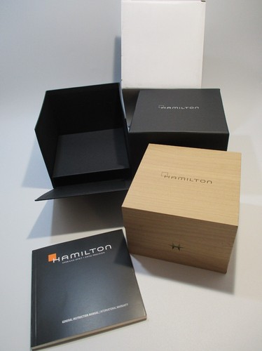 HAMILTON Box Set + 2018 Automatic & Quartz Watch & Chronograph Instructions Book
