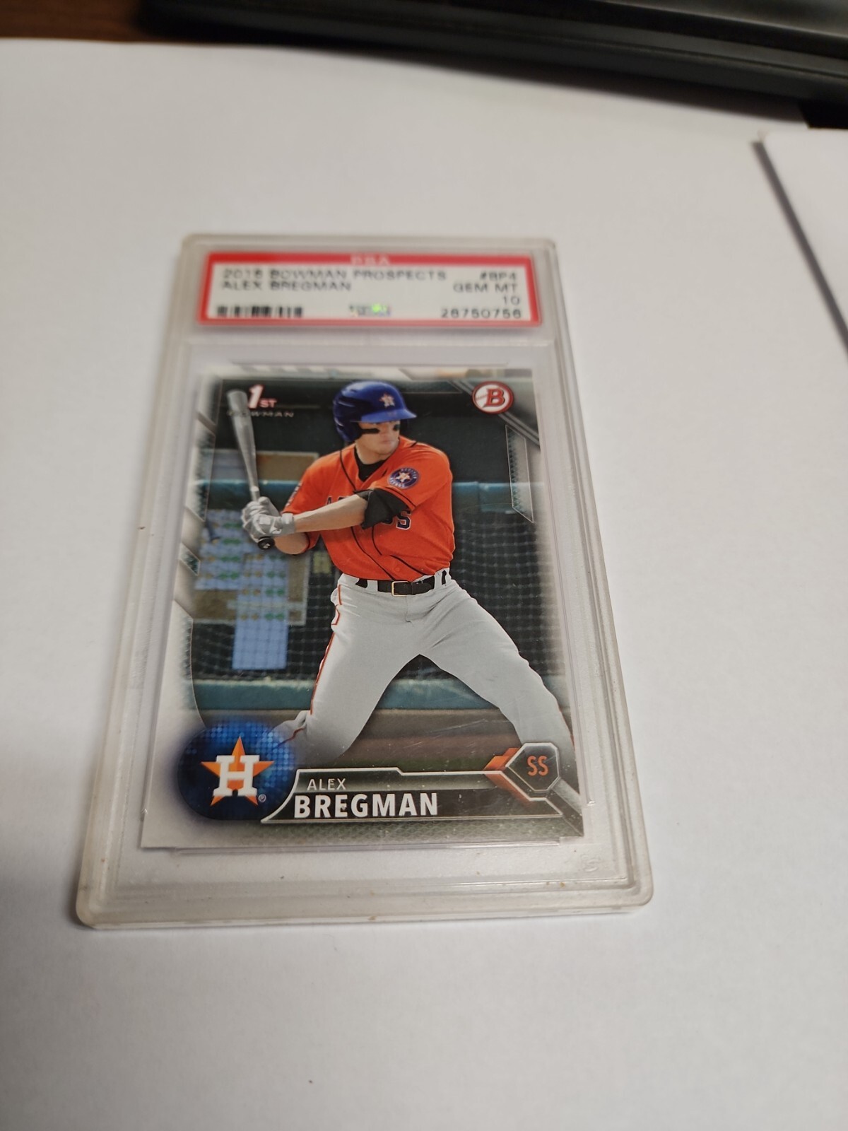 2016 Bowman Alex Bregman Prospects #BP4 PSA 10 Gem Mint Astros