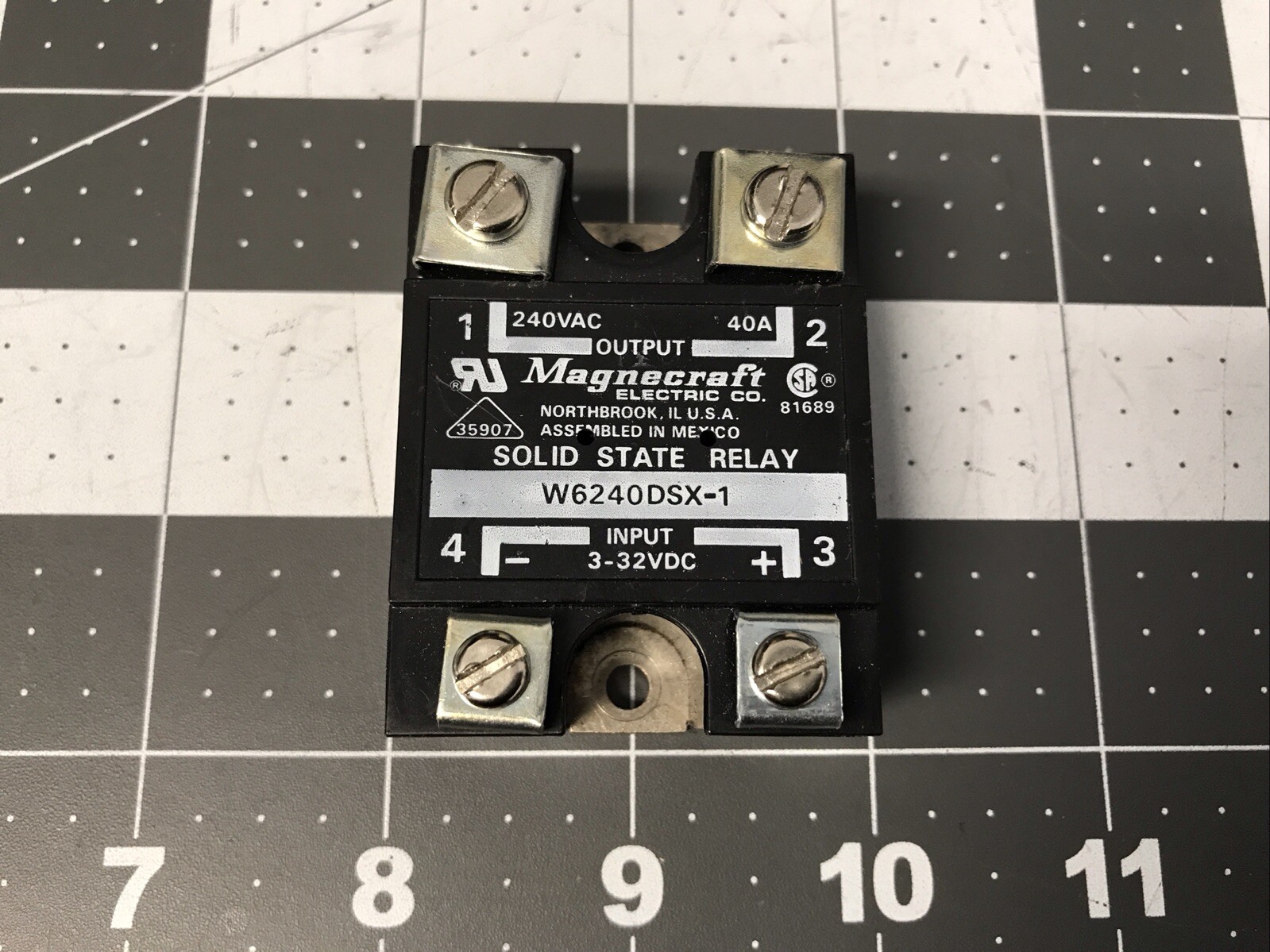 Magnecraft W6240DSX-1 Solid State Relay 240VAC 25A 3-32VDC (LA16Y) | eBay
