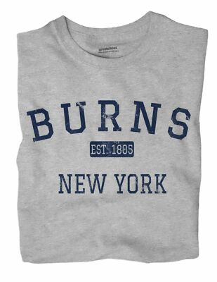 Burns New York NY T-Shirt EST