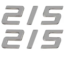 Sea Ray Boat 215 Decals 1978083 | 5 1/4 x 1 3/4 Inch Silver (Pair)