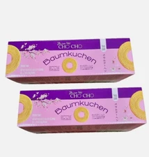 2 Miss Cho Cho Baumkuchen Sponge Cake 1.76 Ounce 16 Fresh Indiv Packs Sealed NWT