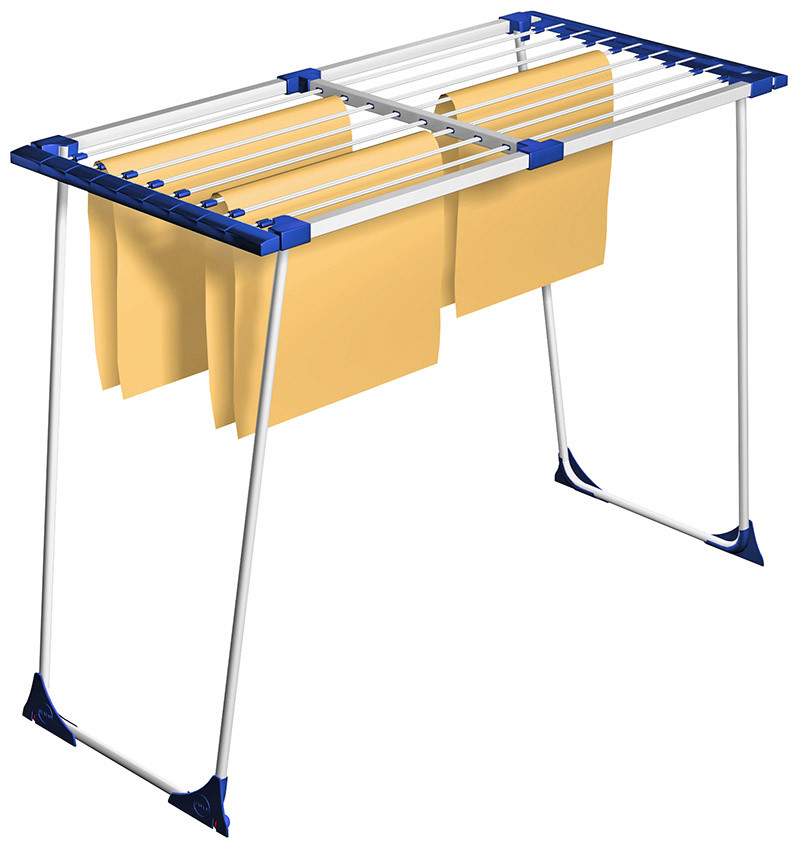 Teleskop Rollen Wäscheständer ausziehbar 20m TÜV Wäschetrockner  
