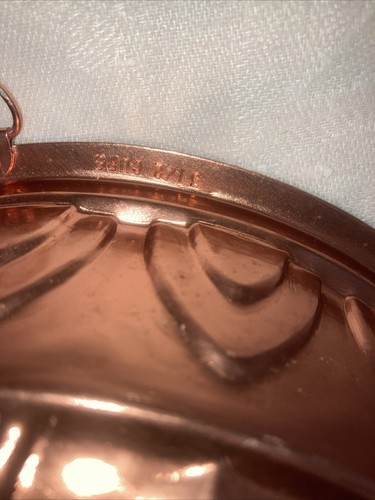 Vtg Mirro Copper Aluminum 3 1/2 Cup Jell-o Mold CAKE Ring Decor USA Gelatin - Picture 4 of 4