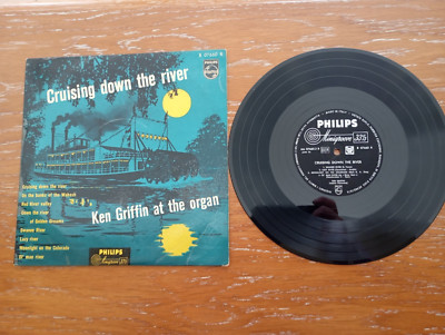 KEN GRIFFIN RARE 10'' LP y 1961 cruising down the river FOLK COUNTRY