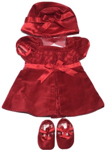 red velvet lace dress