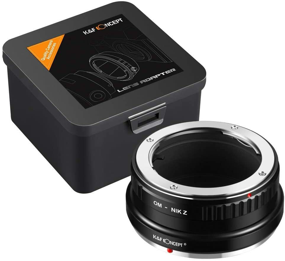 K&F Concept Adattatore Da Obiettivo Olympus OM A Nikon Z | Adattatore Per Fotocamera Mirrorless | Anello Di Montaggio Universale - Foto 2