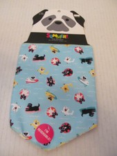 Summer Dog Bandana, Dogs in the Water, Reversible, Size L/XL