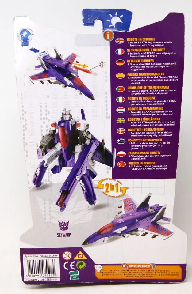 Transformers - Cybertron - Robots in Disguise - Deluxe - Skywarp - mit Key - Bild 2 von 4