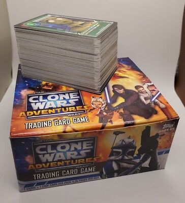 Star Wars Clone Wars Adventures Trading Card Game 138 Cards No Doubles