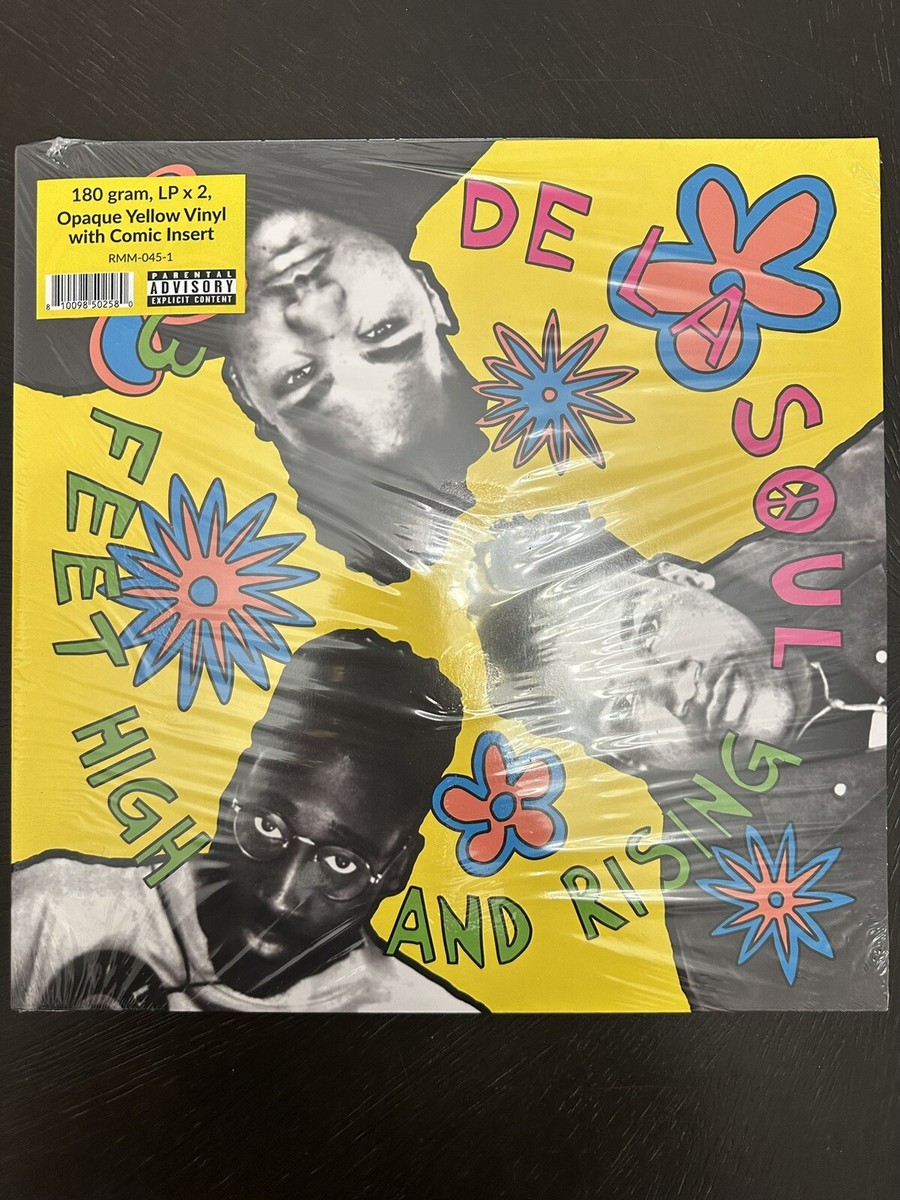 De La Soul 3 Feet High and Rising 2LP Signed Insert Autographed In