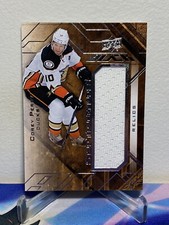 2015-16 UD BLACK COREY PERRY #TR-PE STAR TRADEMARKS JERSEY RELICS