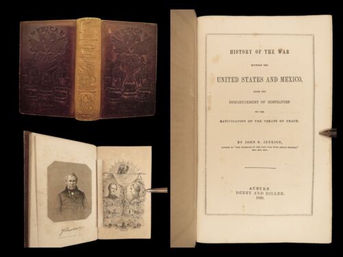 1850 TEXAS Mexican American War Illustrated Battlefields MAPS Military Mexico - Picture 1 of 24