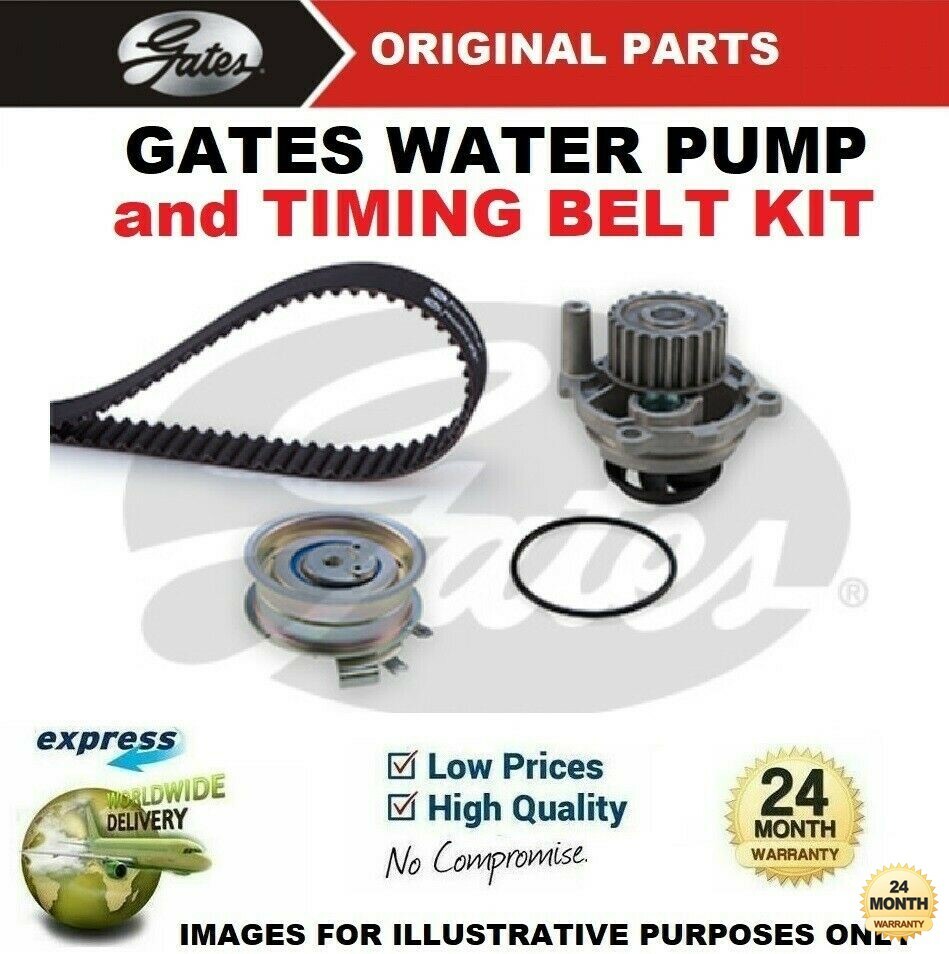 GATES WATER PUMP & TIMING BELT KIT for VW GOLF IV 1.6 2000-2005