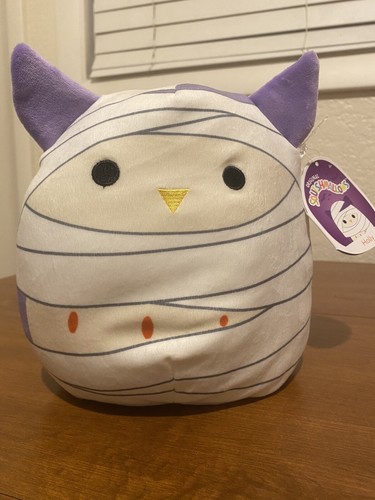 Squishmallows Toy Plush Holly the Mummy White Owl 8" Halloween Kelly Original - Picture 12 of 12