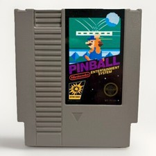 Pinball Nintendo NES, 1985 3-Screw Variant Authentic Cart Only Working