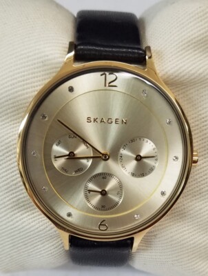 SKAGEN SKW2393 ANITA MULTI FUNCTION GOLD TONE DIAL WOMEN’S WATCH ☆人気商品☆SKAGEN Anta Gold-Tone Dial Watch SKW2393 (SKAGEN  main image 4