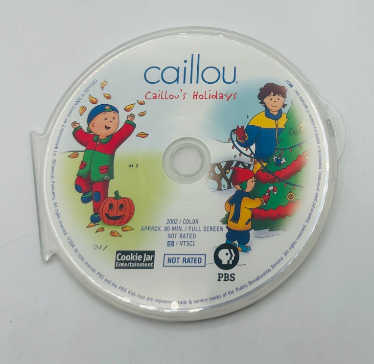 Caillou: Caillou's Holidays [DVD] [DISC ONLY] 841887051606| eBay