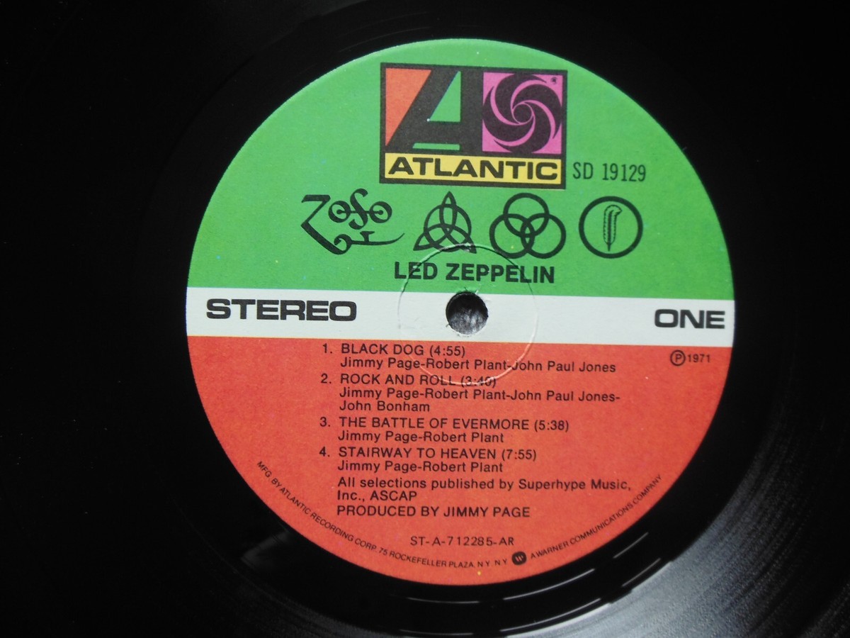 LED ZEPPELIN (4) - Untitled - Allied Pressing from 1977 - Pecko