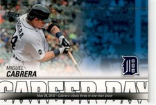2012 Topps Series 2 Miguel Cabrera Career Day CD11 Detroit Tigers