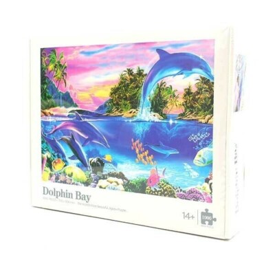 Dolphin Bay Jigsaw Puzzle 1000 Pieces, New Sealed Box