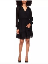 MICHAEL MICHAEL KORS Women's Ruffled Faux-Wrap Dress