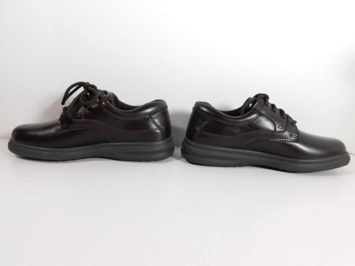Hush Puppies Zero G Glen Brown Leather Oxford Mens H19078