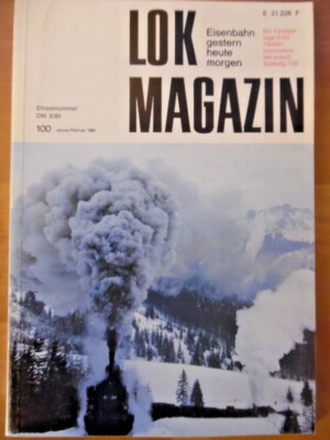 LOK MAGAZIN 100 - Jan/Feb 1980 E-h2-Tenderlok T16 Rainhill Rocket USA-Kriegslok