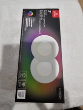 Globe Electric Recessed Lighting Kit Smart Color Changing Ultra Slim LED 2-Pack