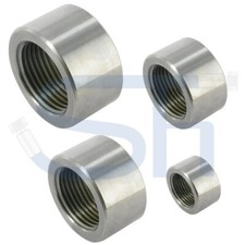 Stahlmuffe Schweißmuffe Anschweißmuffe Tank Hydraulik Zylinder starkwandig Zoll