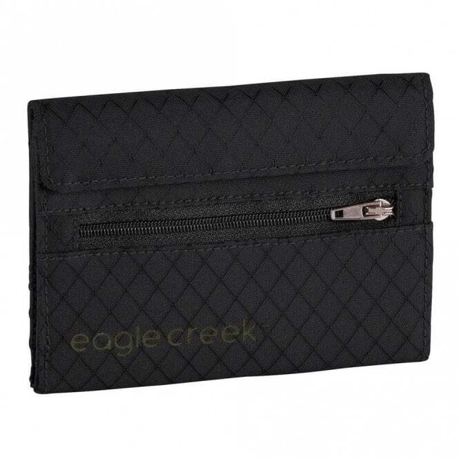 Eagle Creek RFID International Tri-Fold Wallet: Black