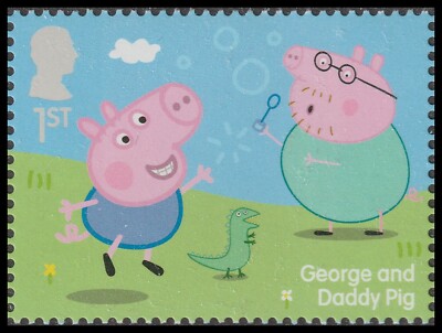 GB 5159 Peppa Pig George and Daddy Pig 1st single MNH 2024 | eBay