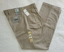 New Men's Dockers Easy Khaki Classic Fit D3 Pleated Pants Dark Beige Tan