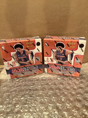 2021-22 Panini Hoops Basketball Factory Sealed Mega Box  Fanatics Exclusive