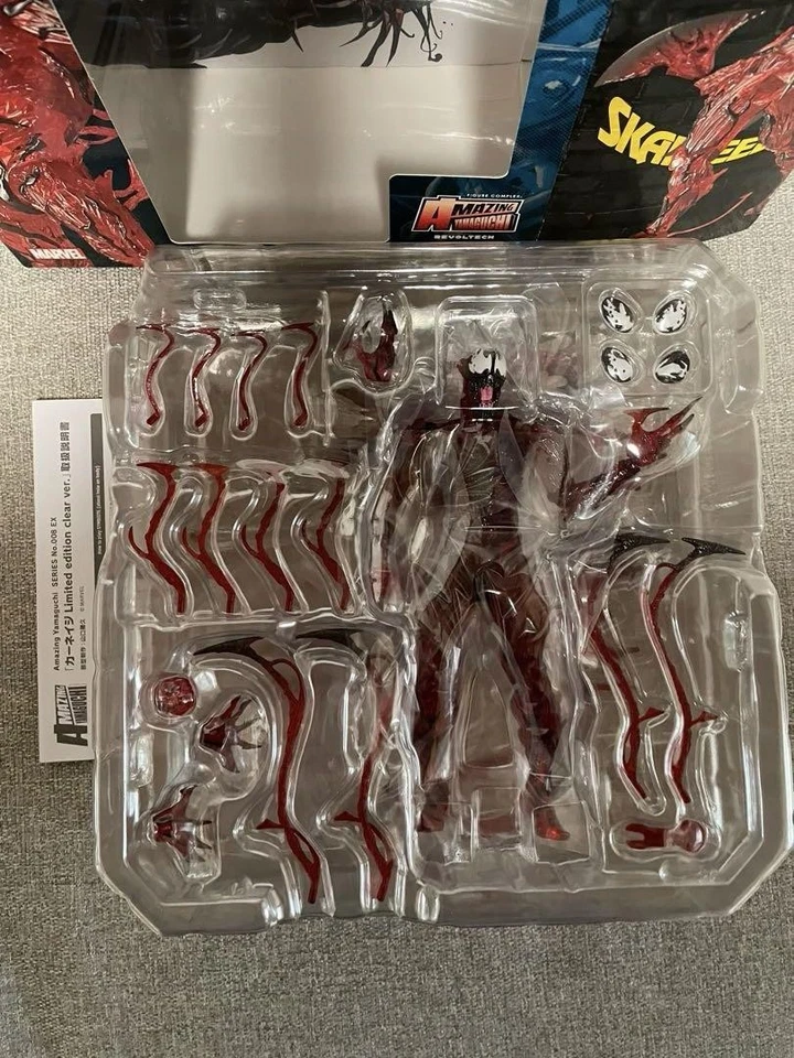Kaiyodo Amazing Yamaguchi Carnage Venom Edición Limitada Transparente AY-008 EX Ver #783 Foto 2 de 4