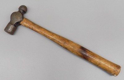 Vintage Heller 8 oz Ball Peen Hammer Horse Logo Original Handle Ball Ping