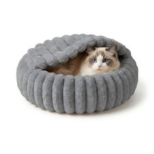 Cat Beds for Indoor Cats, 2 in 1 Cat Cave Bed Kitten Bed for Small Pets, Smal...