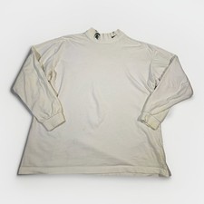 Nike Michigan Spartan White Long Sleeve Turtle Neck Sz XL (A31)